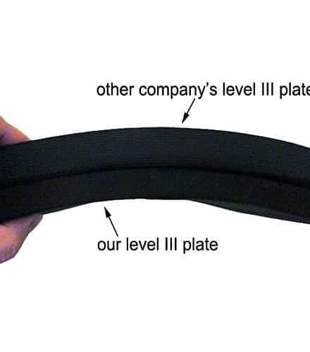 Skarr Armor® Ceramic NIJ III rifle plate 10" x 12" SCP-01SA - Tactical & Duty Gear